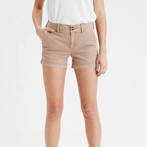 AE Khaki Midi Short Taupe